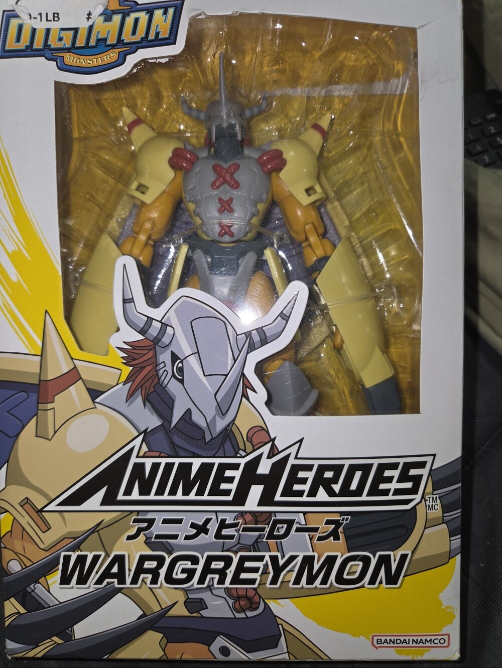 Digimon Anime Heroes Wargreymon Action Figure - Yellow & Gray